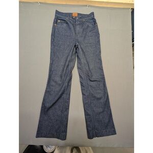 Jamie Haller Women's High-Rise Flare Jeans Dark Wash Size 26 Made USA